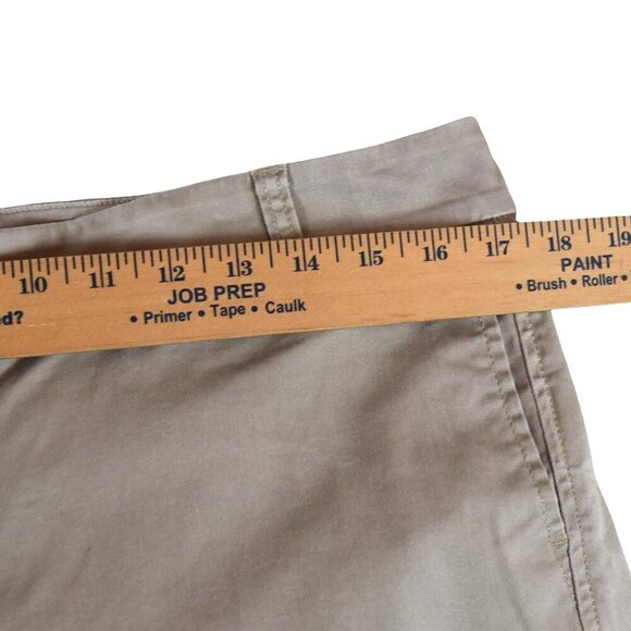J.Crew Stretch Chino Khaki Shorts Size 14 Classic Preppy Polished Summer Essenti - Picture 7 of 8